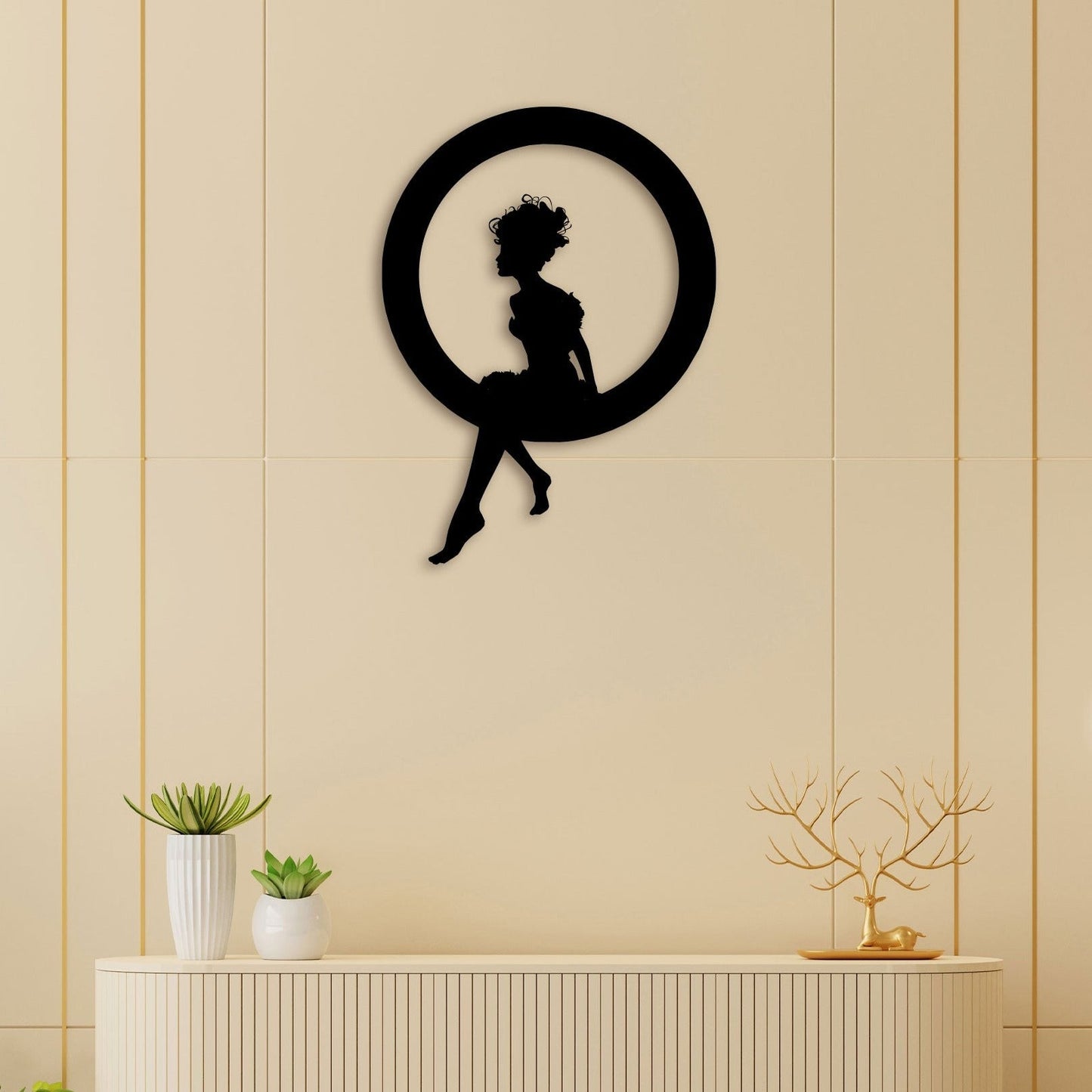 Alone Girl Wall Art