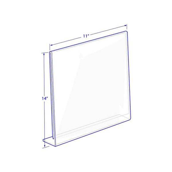 11x14 Slant Back Acrylic Sign Holder