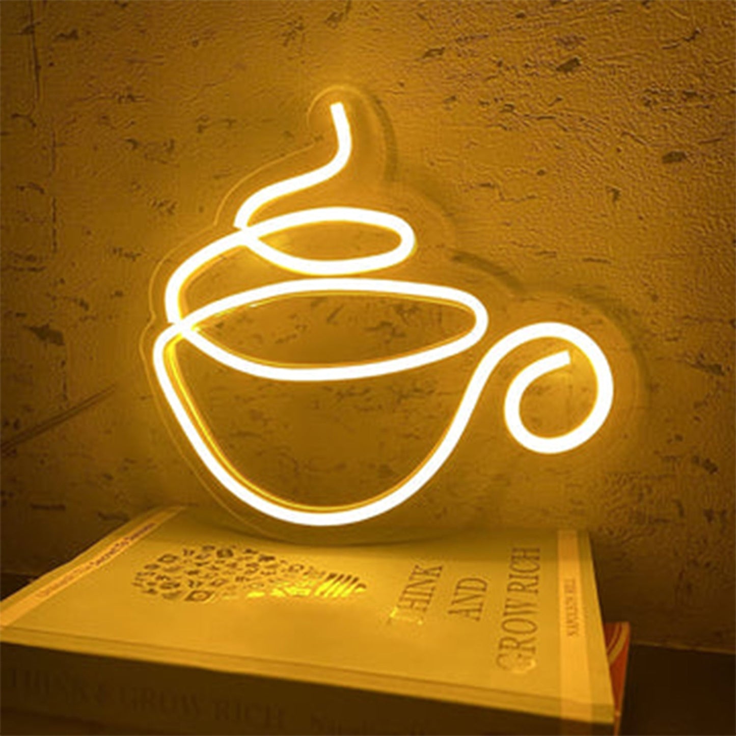Coffee Neon Sign Warm White