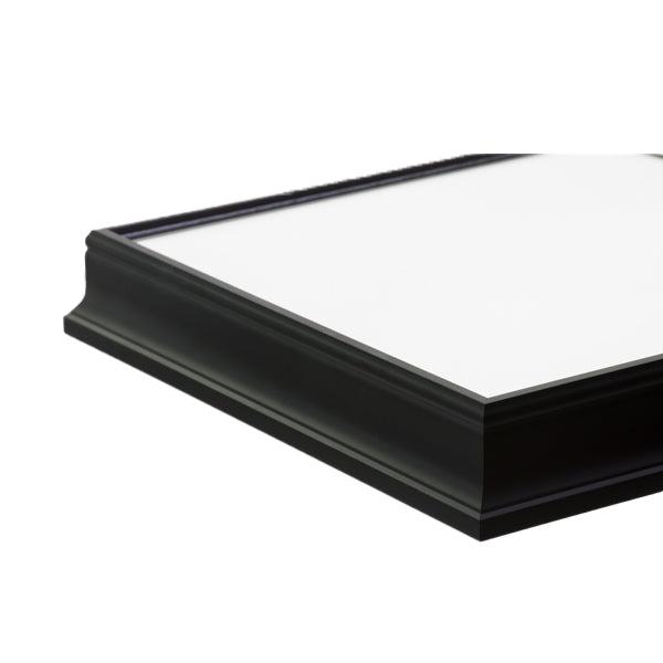 Custom Size Acrylic Box with Glossy Black Wood Base