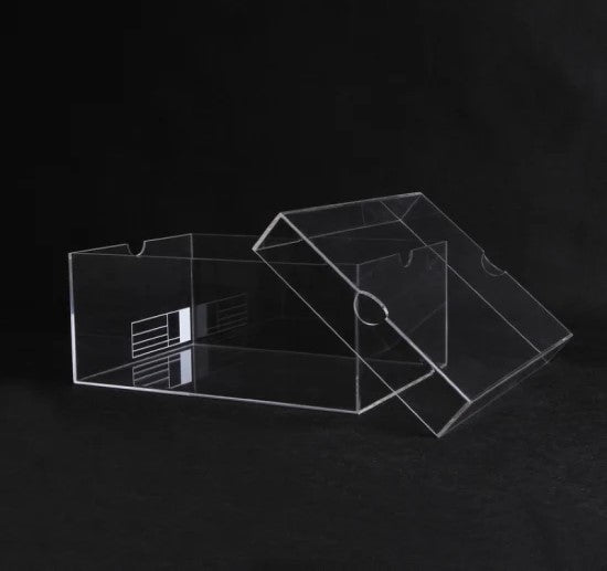 Luxury Rectangular Acrylic Shoe Box – Laser Cut Studio