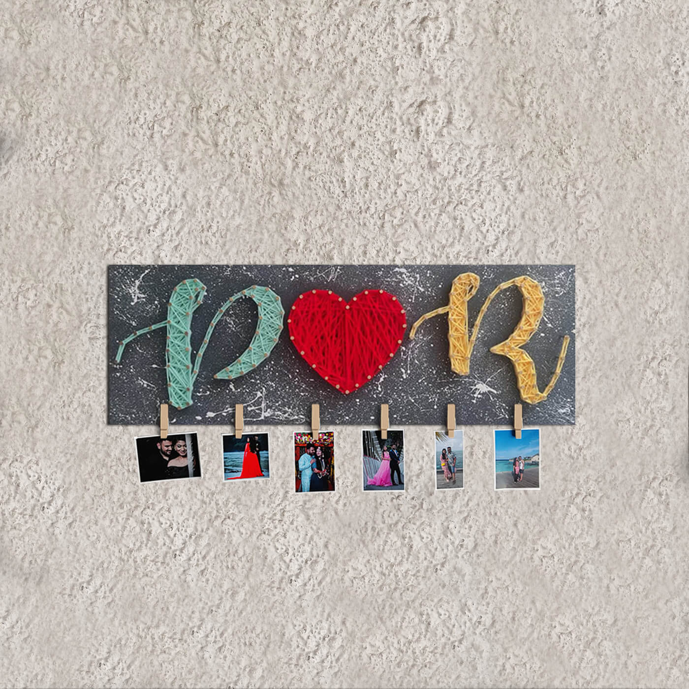 Personalised Couple Initials String Art