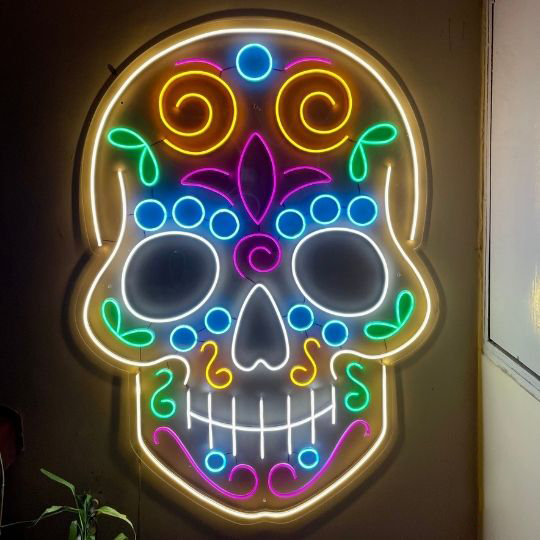 Skull Neon Sign