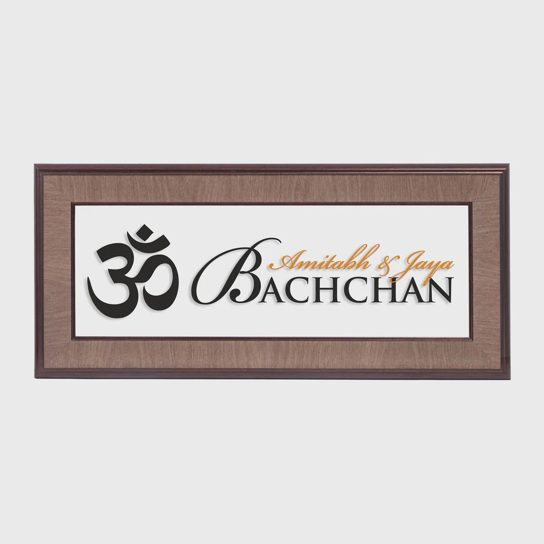 Allegro Acrylic Name Plate - Om
