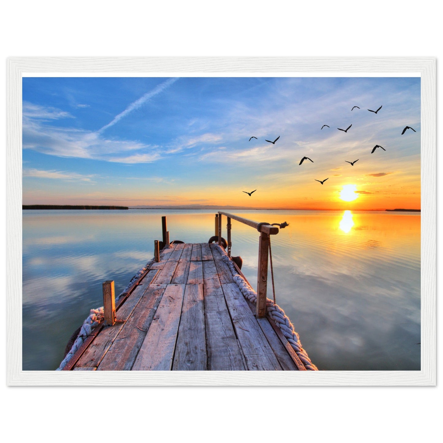Premium Matte Paper Wooden Framed Poster