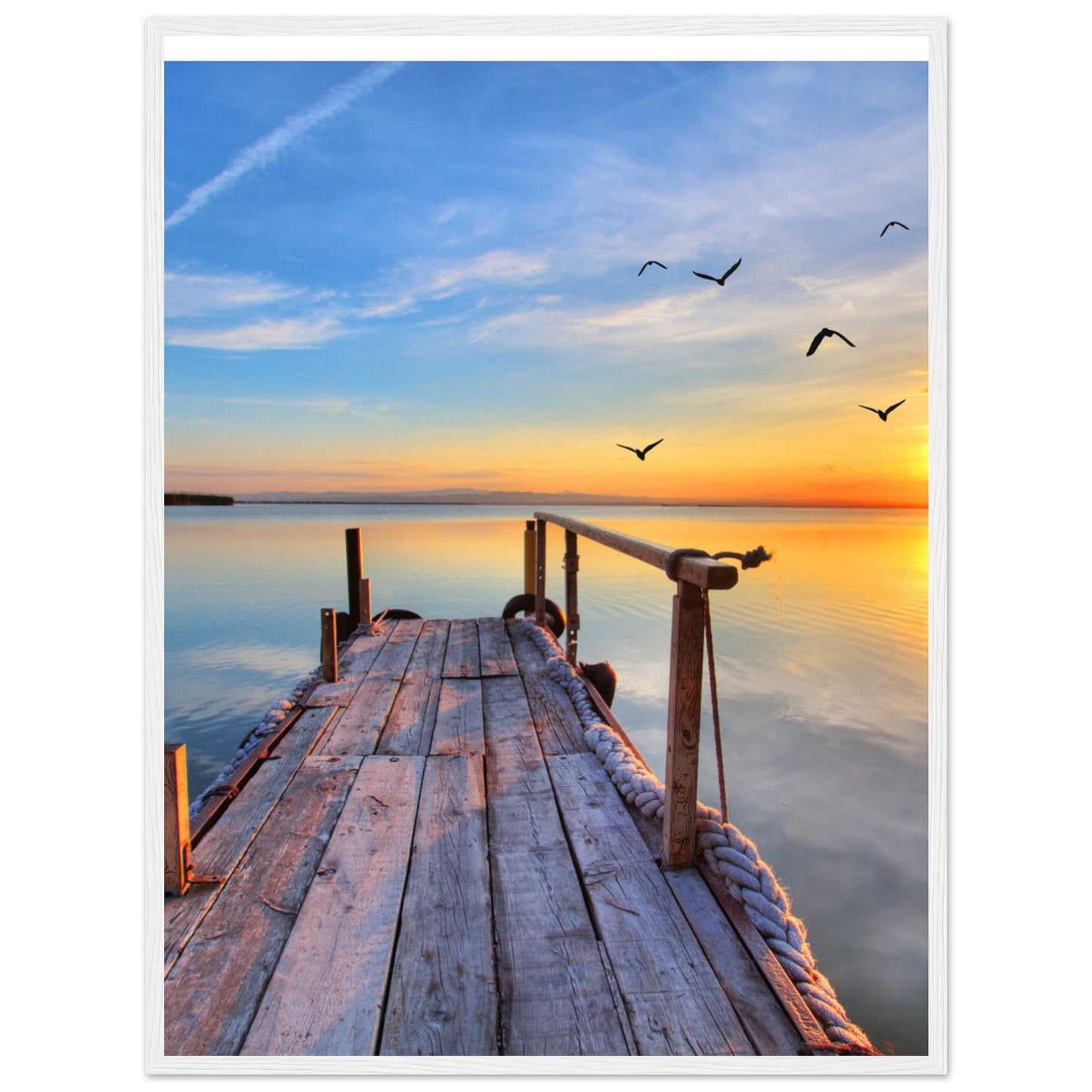 Premium Matte Paper Wooden Framed Poster
