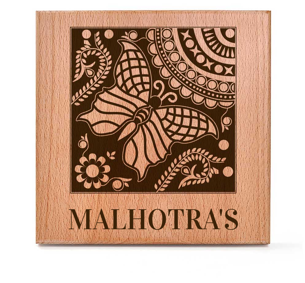 Titlikaar (Lippan) - Wooden Name Plate