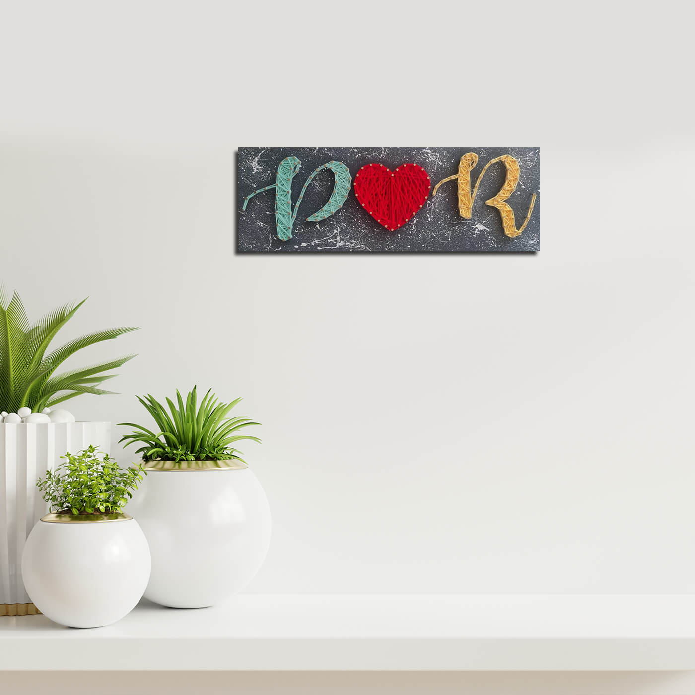 Personalised Couple Initials String Art
