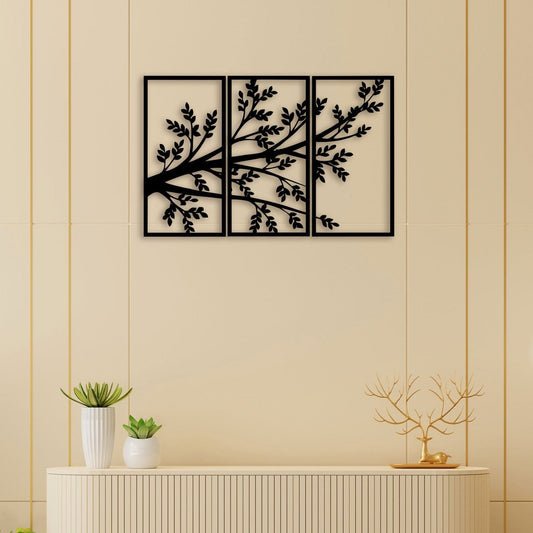 3 Piece Leaf Wall Art