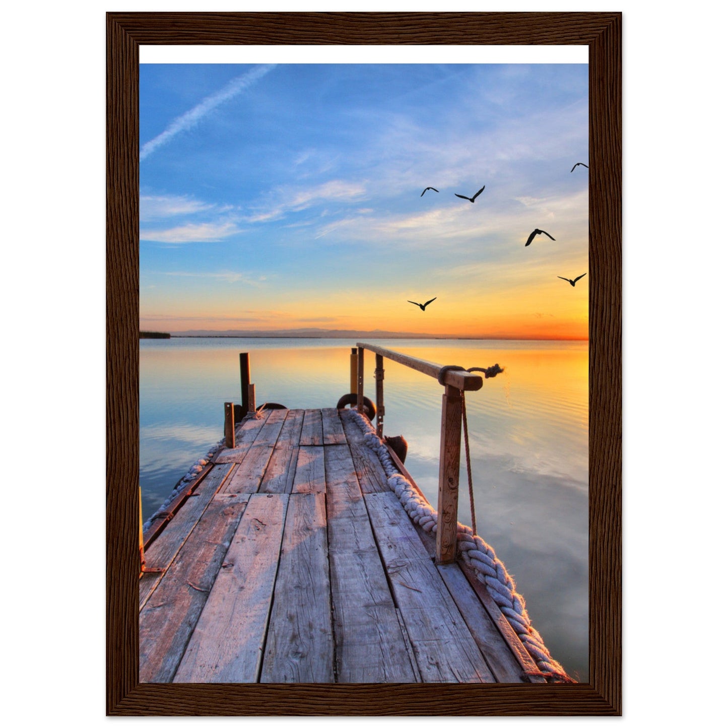 Premium Matte Paper Wooden Framed Poster