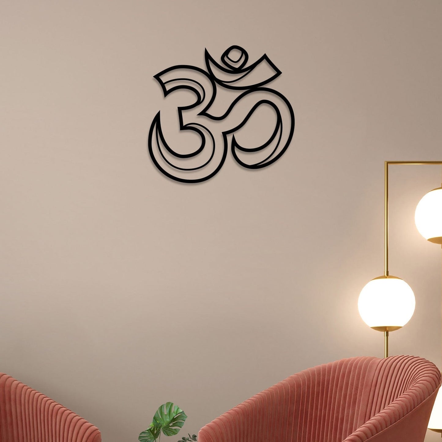 3D Om Wall Art