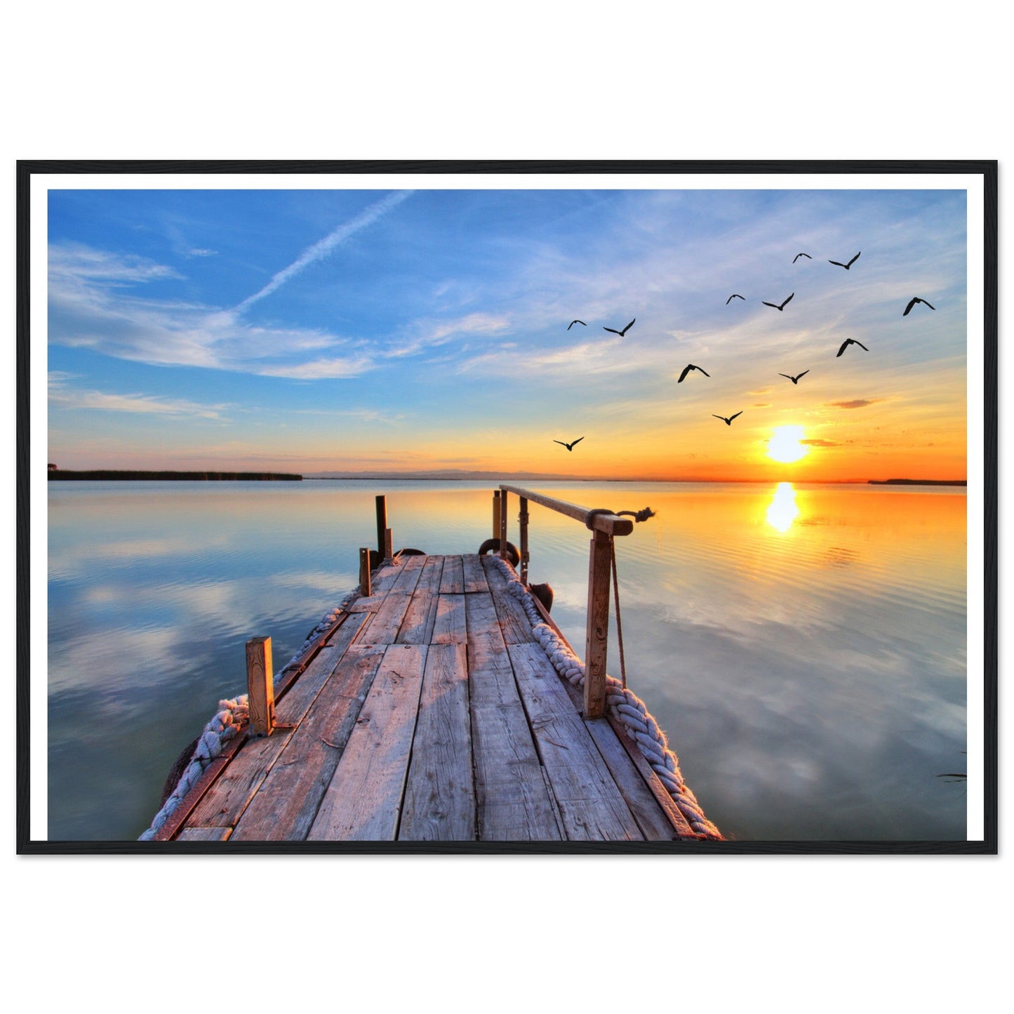 Premium Matte Paper Wooden Framed Poster