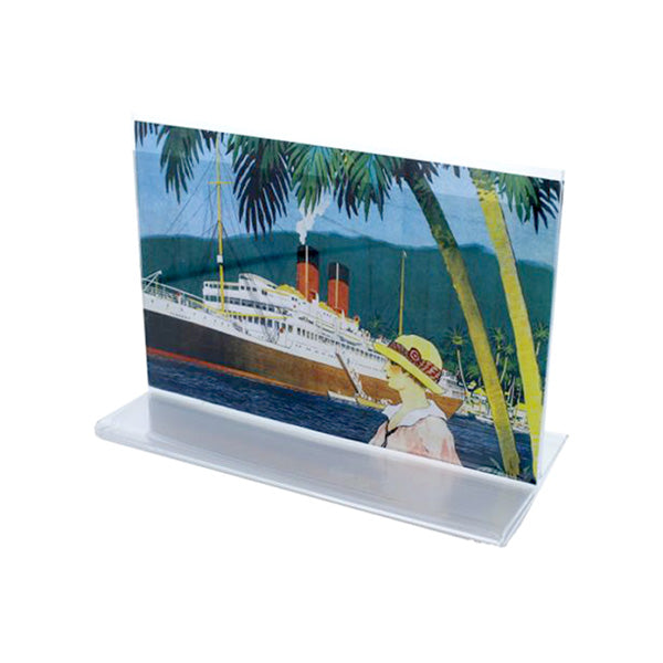 11x8.5 Top Loading Double Sided Premium Break-Resistant Sign Holder