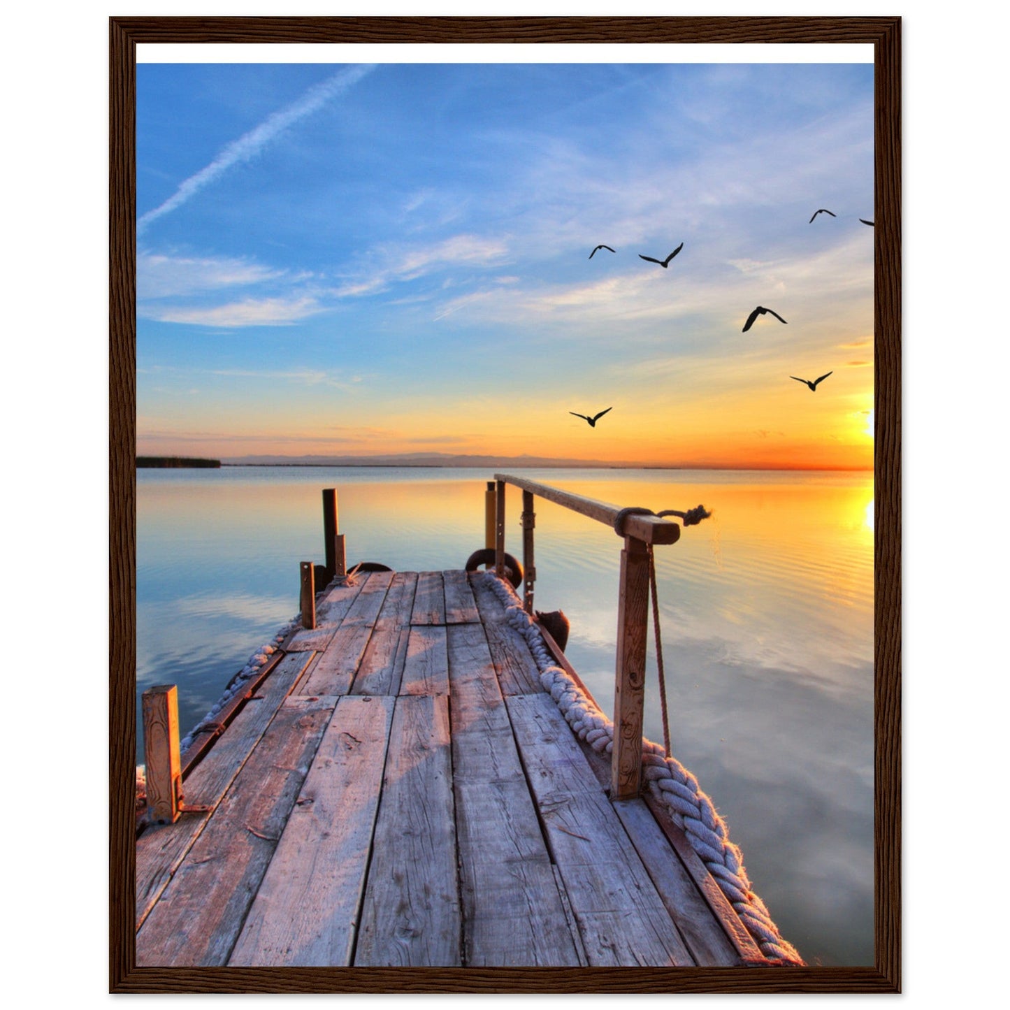 Premium Matte Paper Wooden Framed Poster