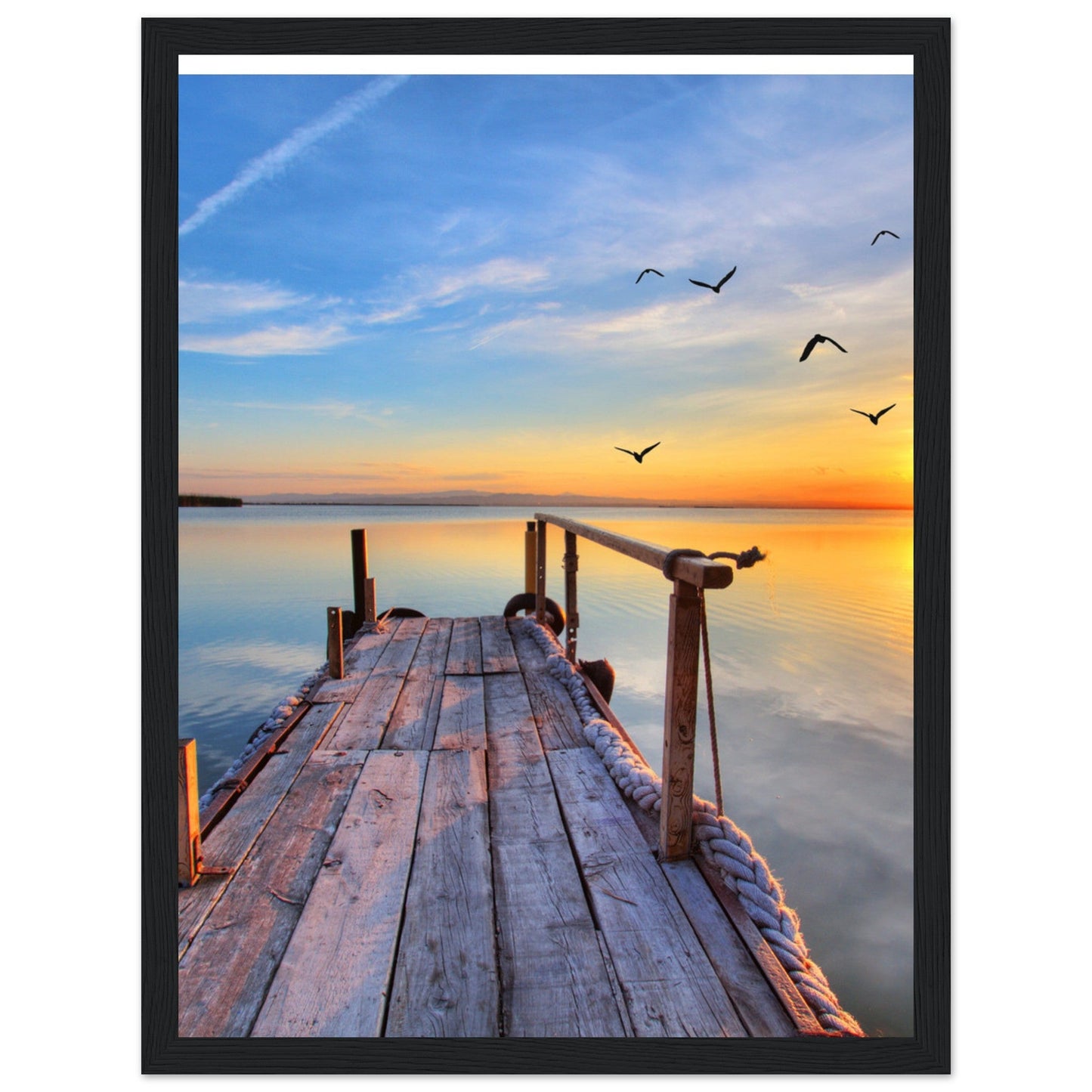 Premium Matte Paper Wooden Framed Poster