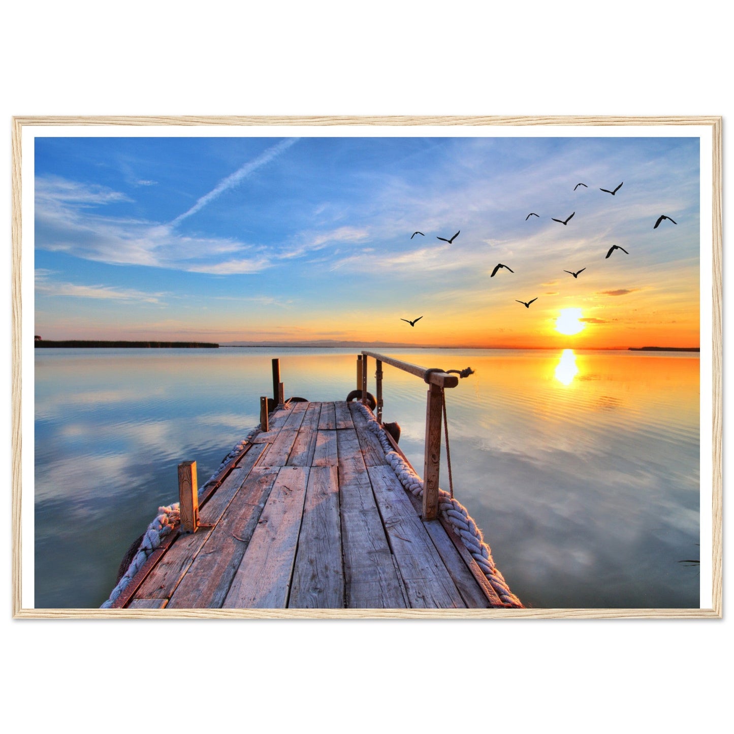 Premium Matte Paper Wooden Framed Poster