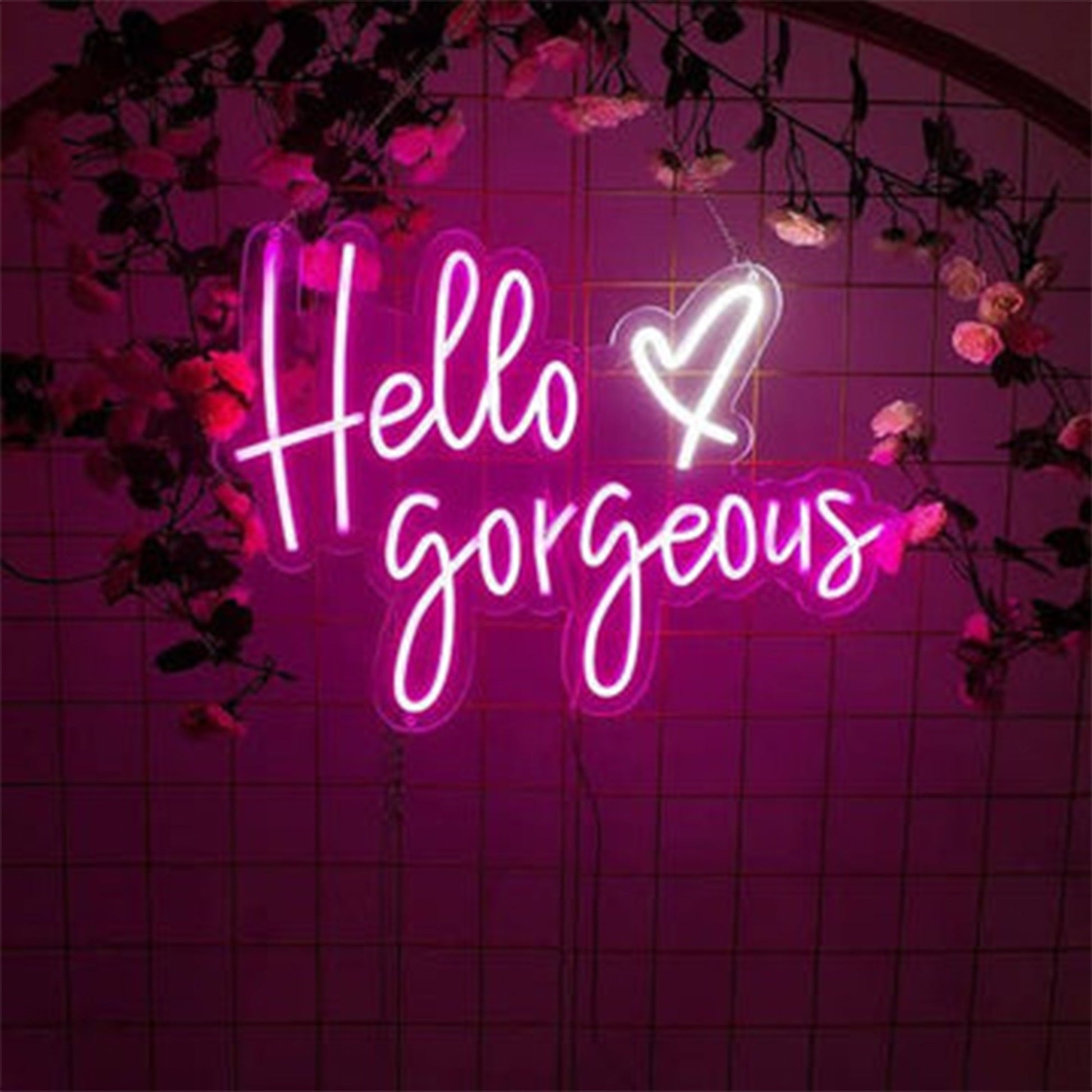 Hello Gorgeous Neon Sign