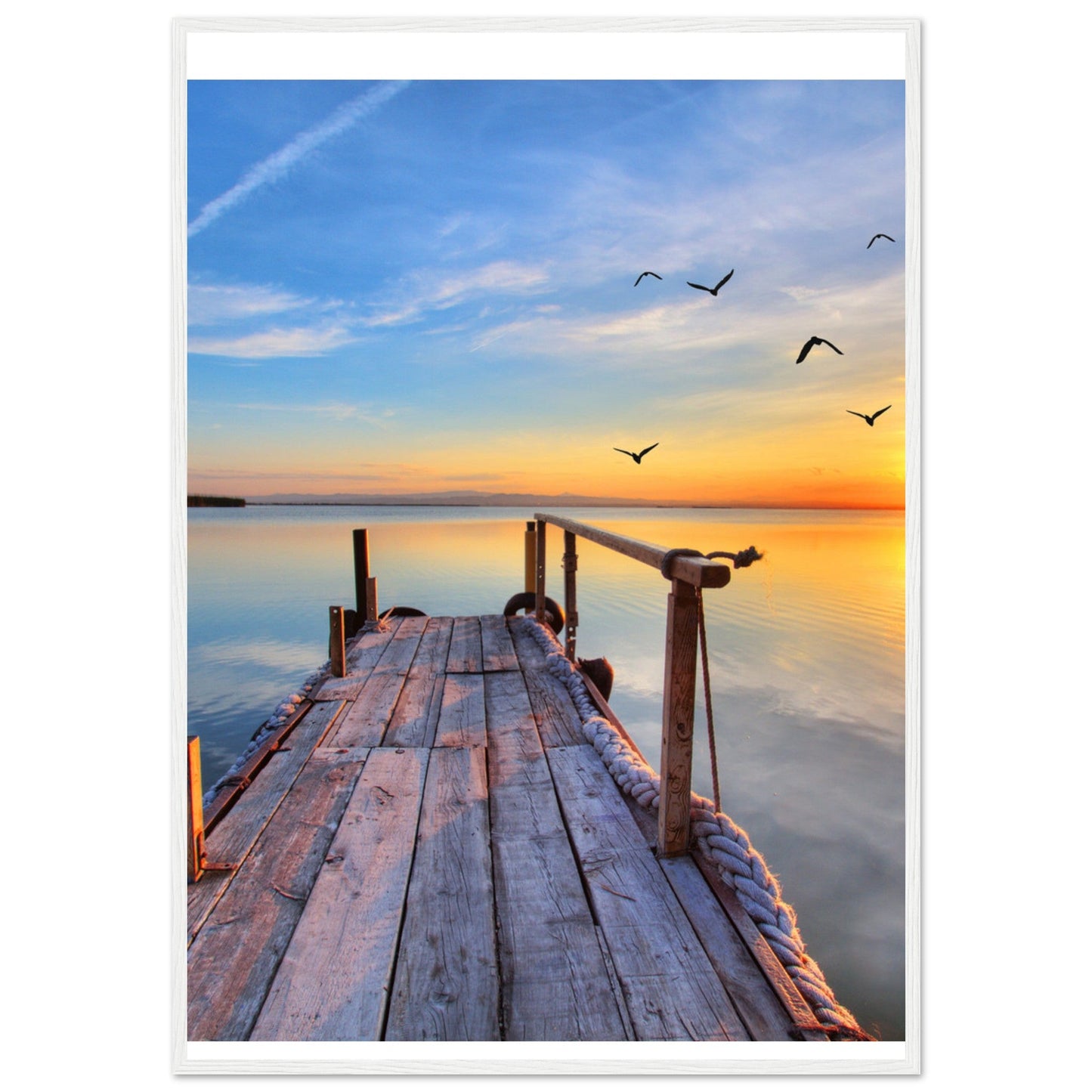 Premium Matte Paper Wooden Framed Poster