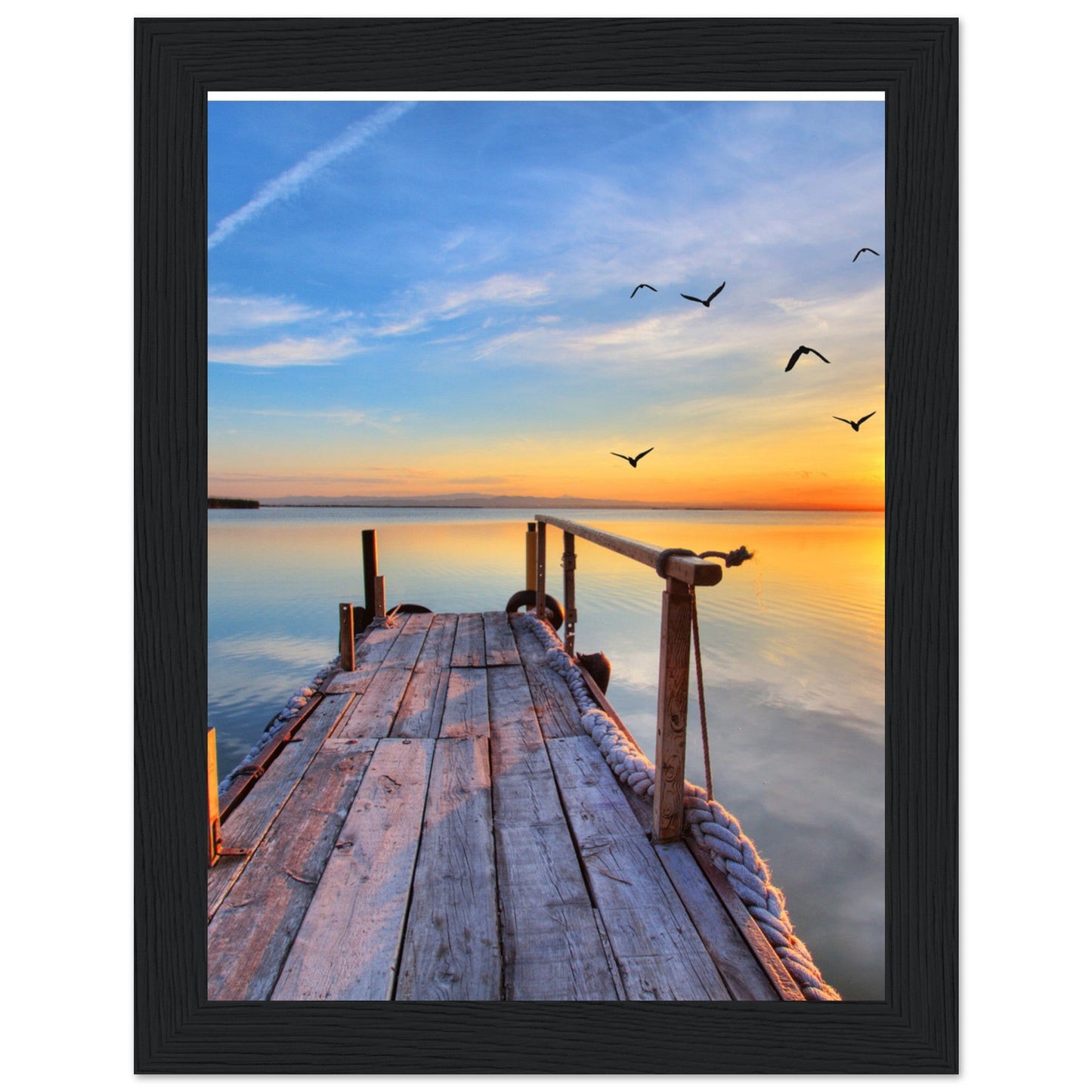 Premium Matte Paper Wooden Framed Poster