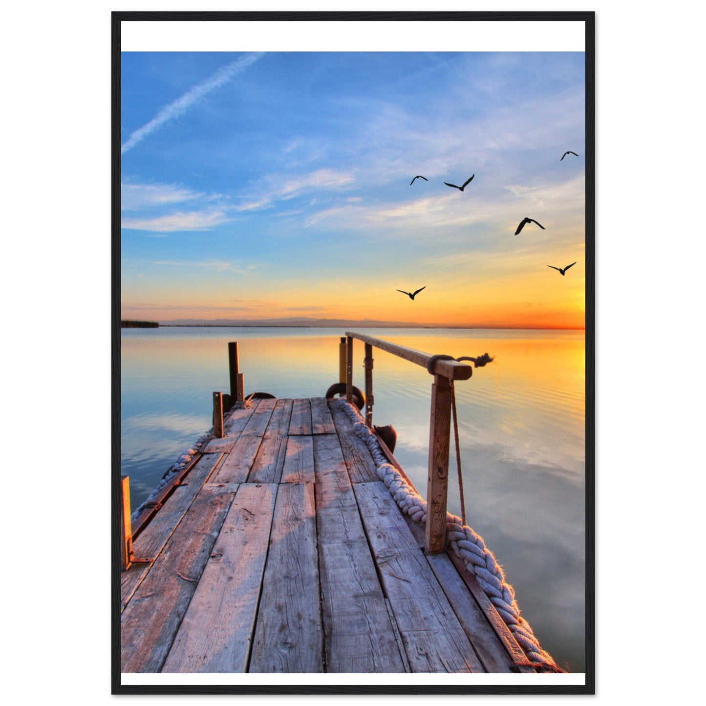 Premium Matte Paper Wooden Framed Poster