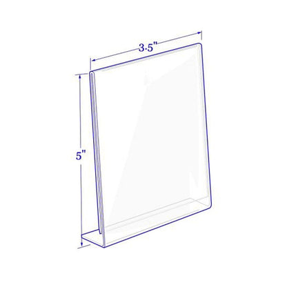 3.5x5 Slant Back Acrylic Sign Holder