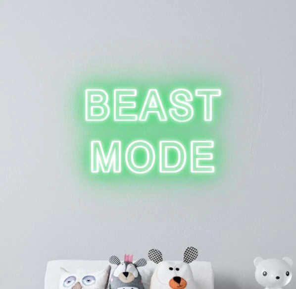 Buy Beast Mode Neon Sign Online India – Laser Cut Studio