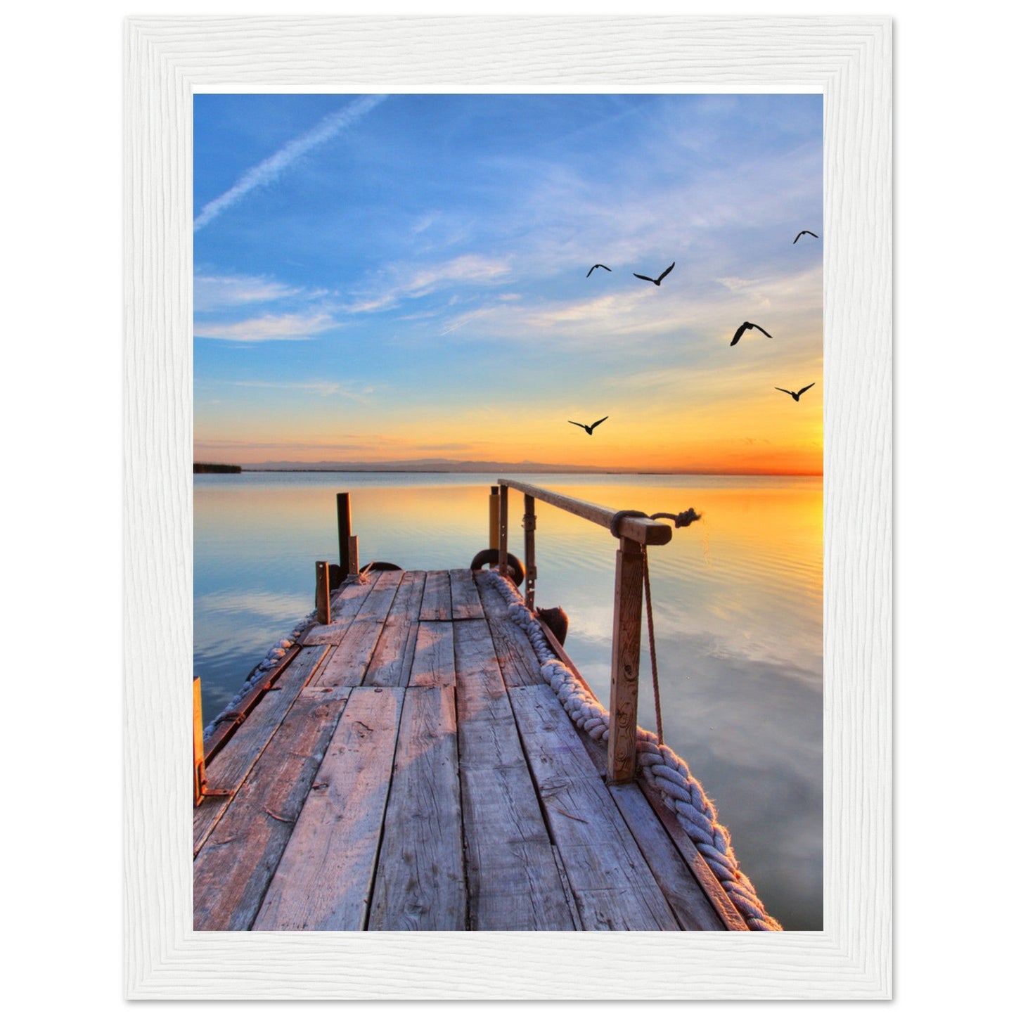 Premium Matte Paper Wooden Framed Poster