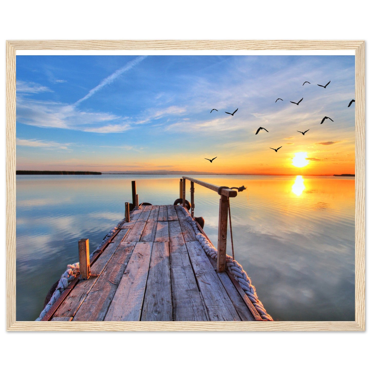 Premium Matte Paper Wooden Framed Poster