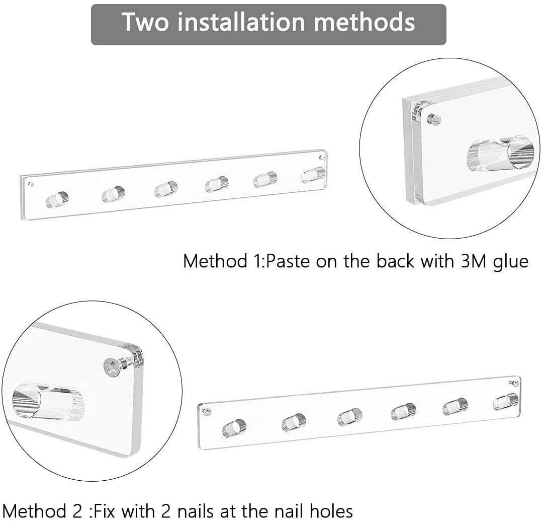 Acrylic Necklace Hanger installation method