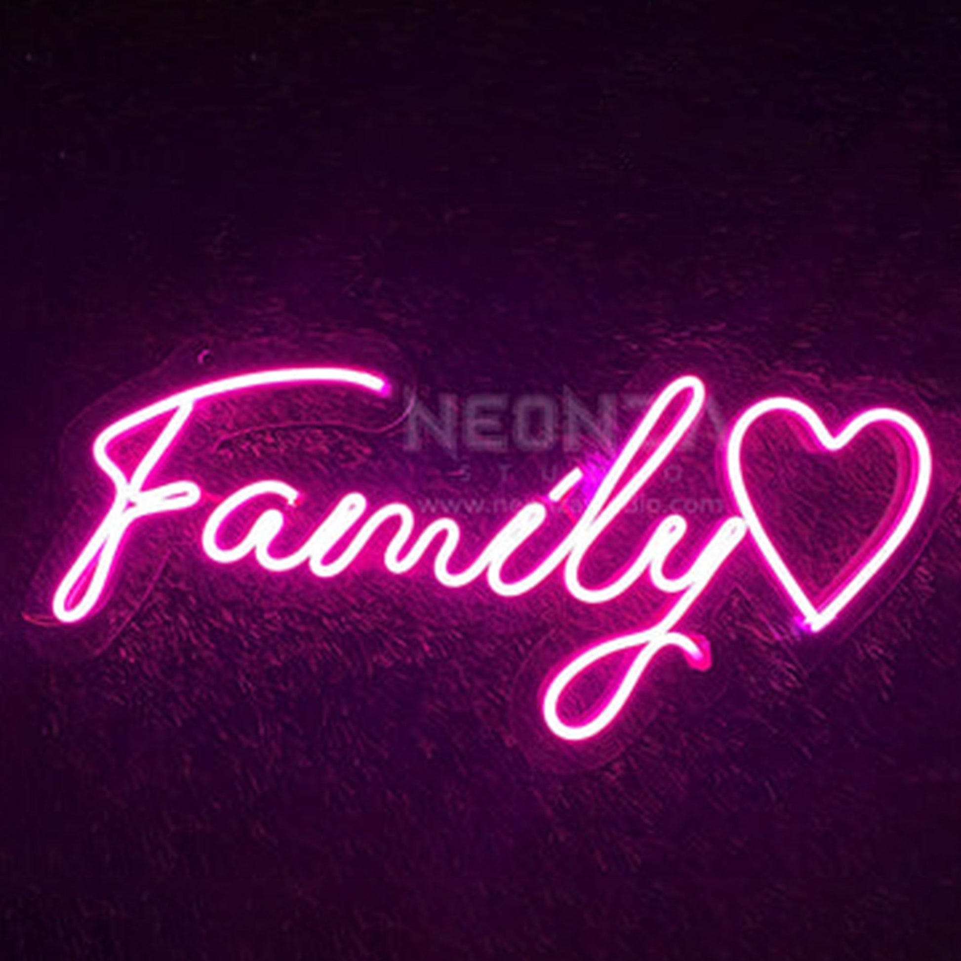 Family Neon Sign