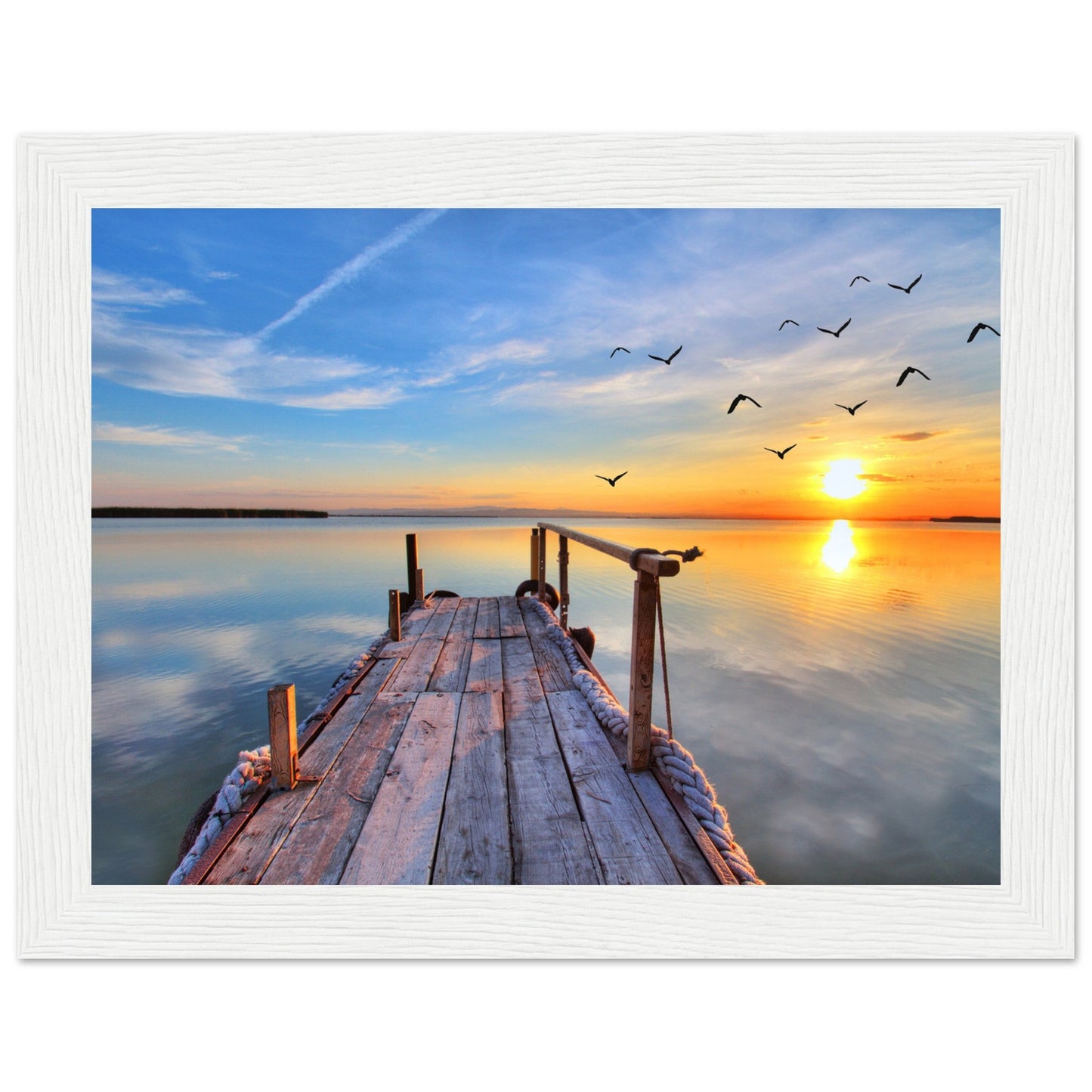 Premium Matte Paper Wooden Framed Poster