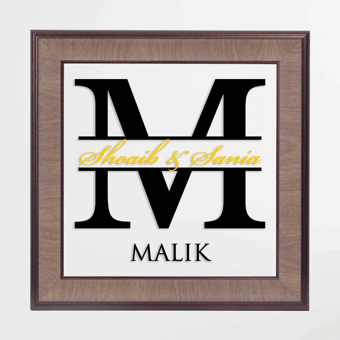 Allegro Acrylic Name Plate - Square