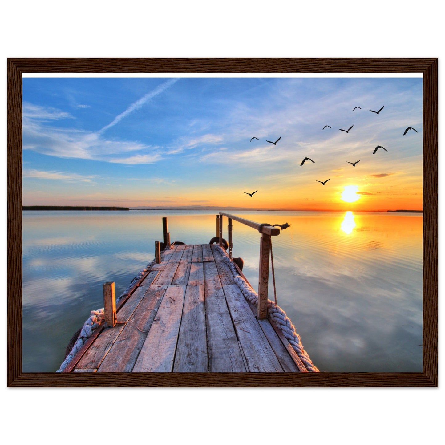 Premium Matte Paper Wooden Framed Poster