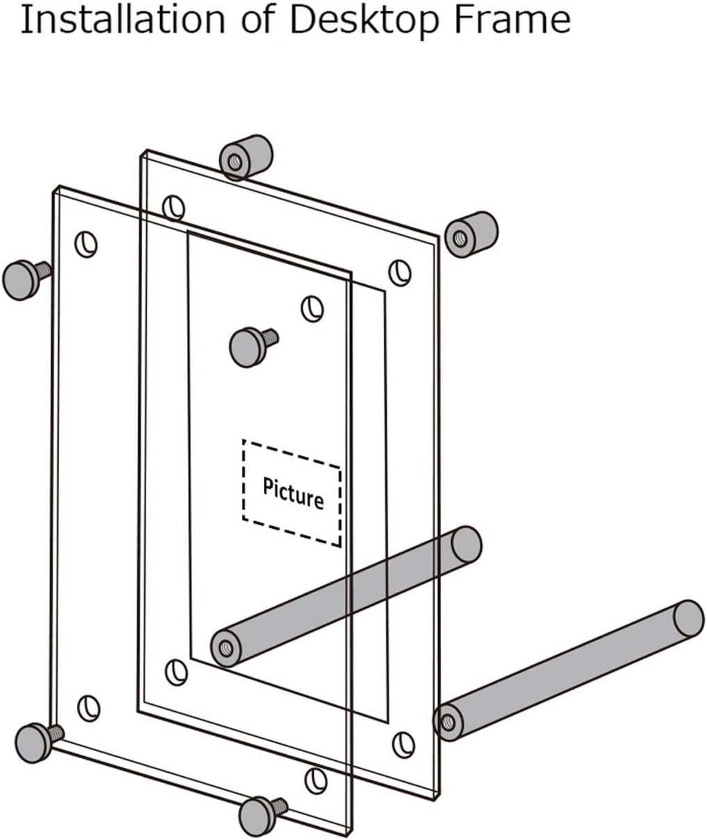 installation for desktop frame