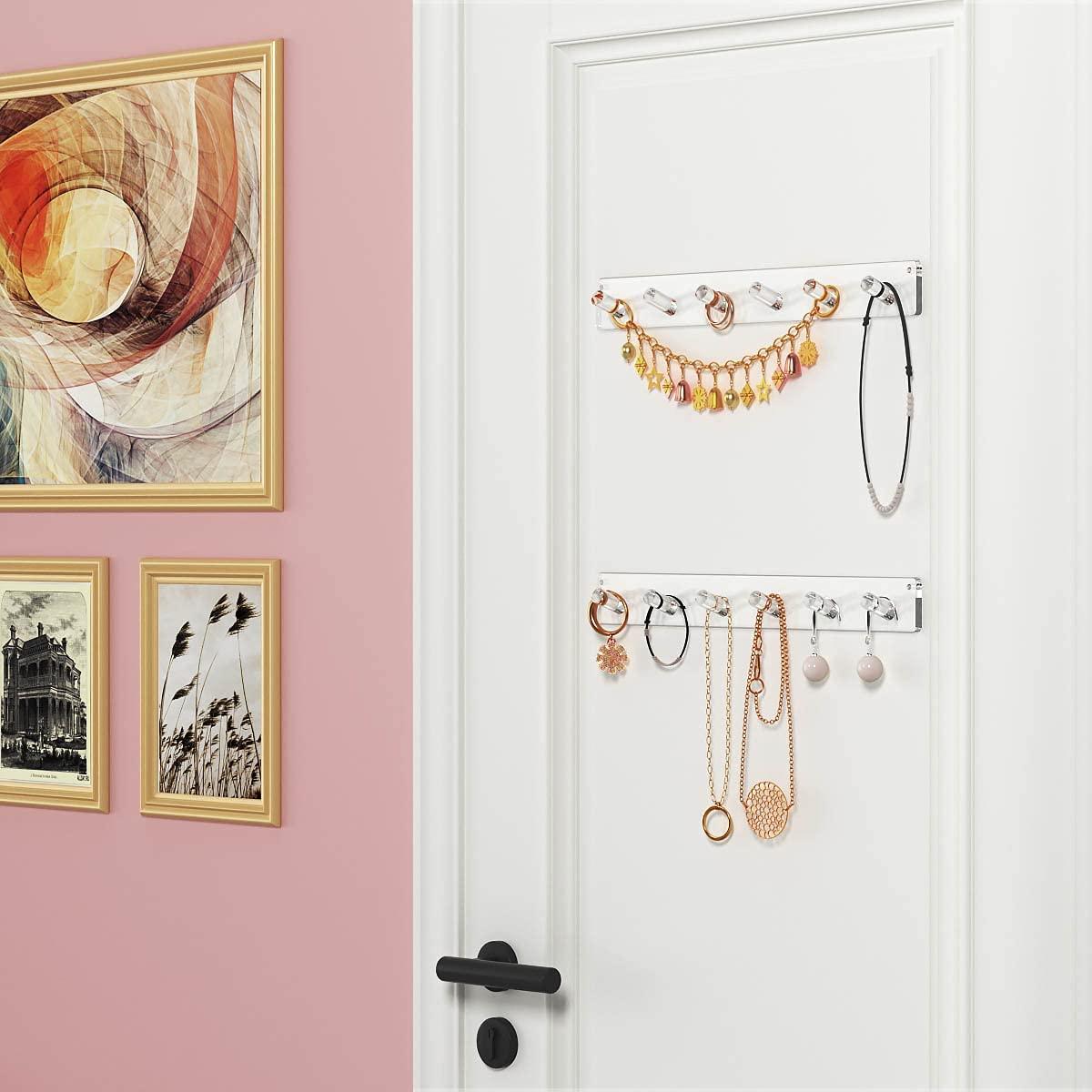 Wall Mounted Acrylic Necklace Hanger