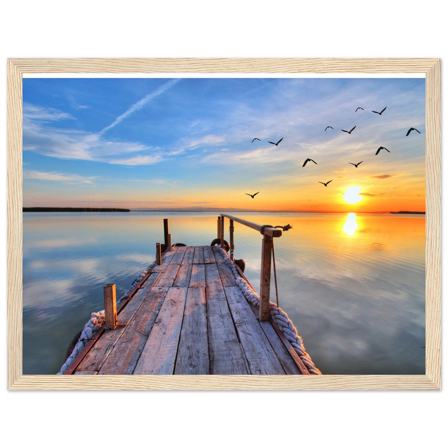 Premium Matte Paper Wooden Framed Poster