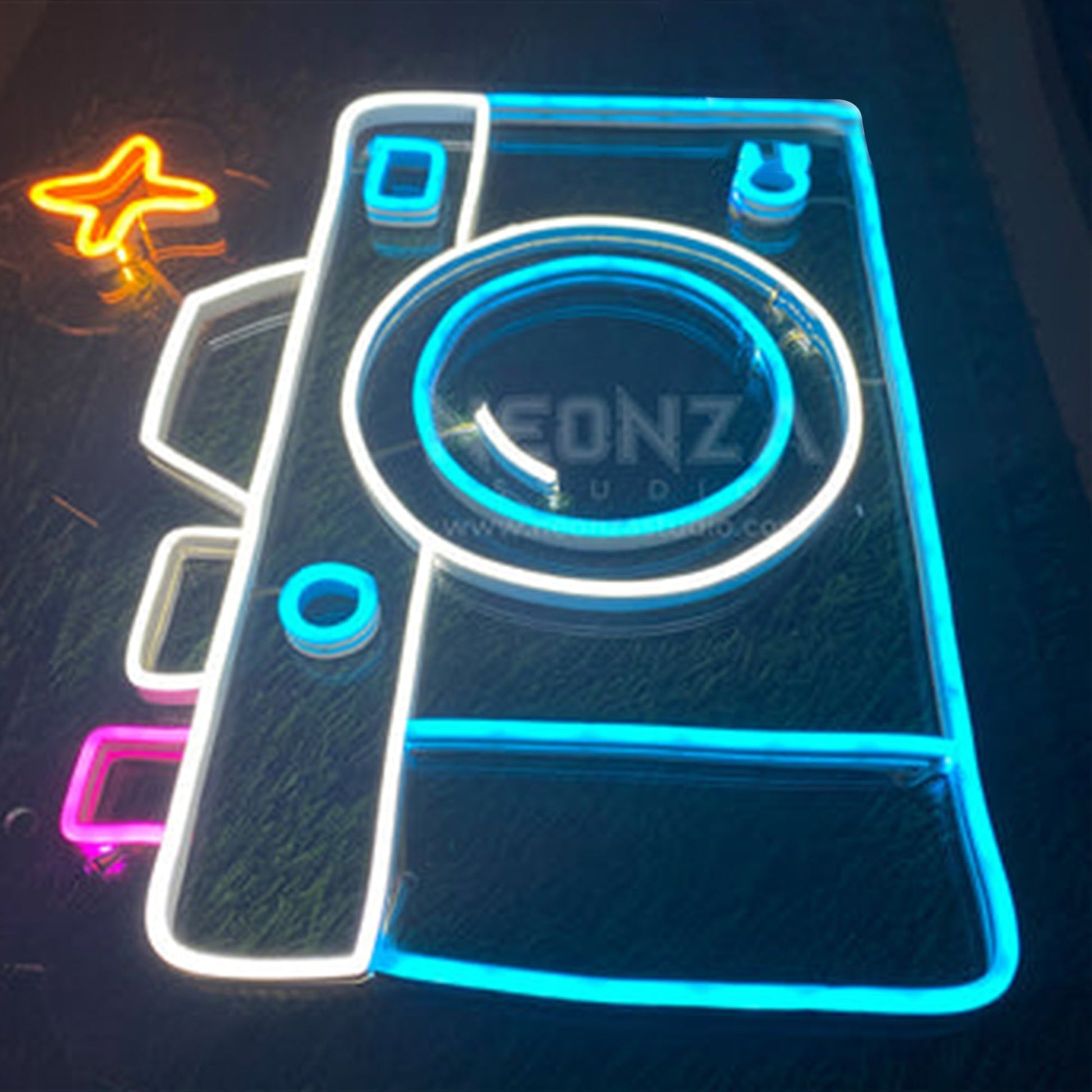 Buy Camera Neon Sign Online India – Laser Cut Studio