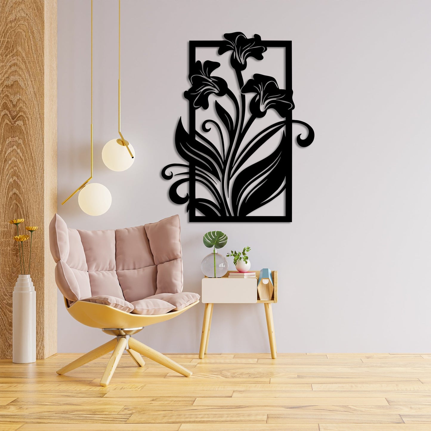 Amaryllis Flower Wall Art