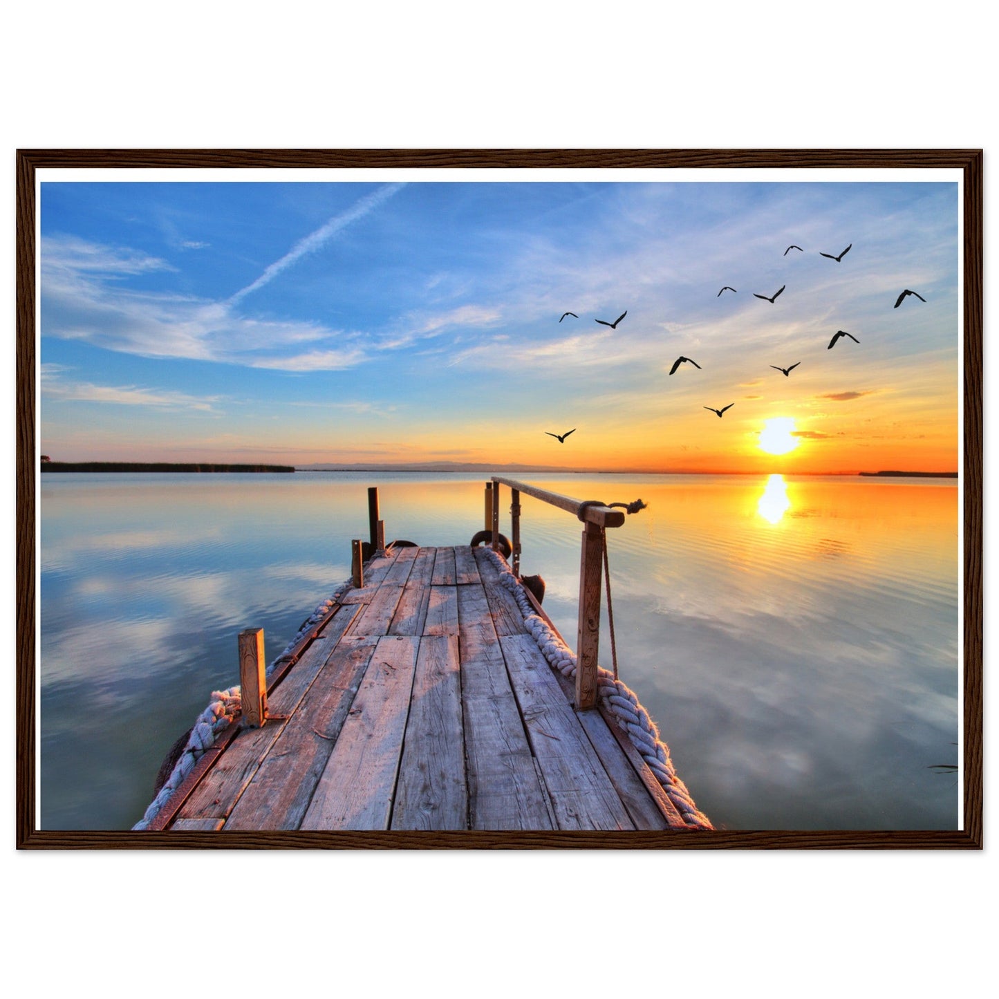 Premium Matte Paper Wooden Framed Poster