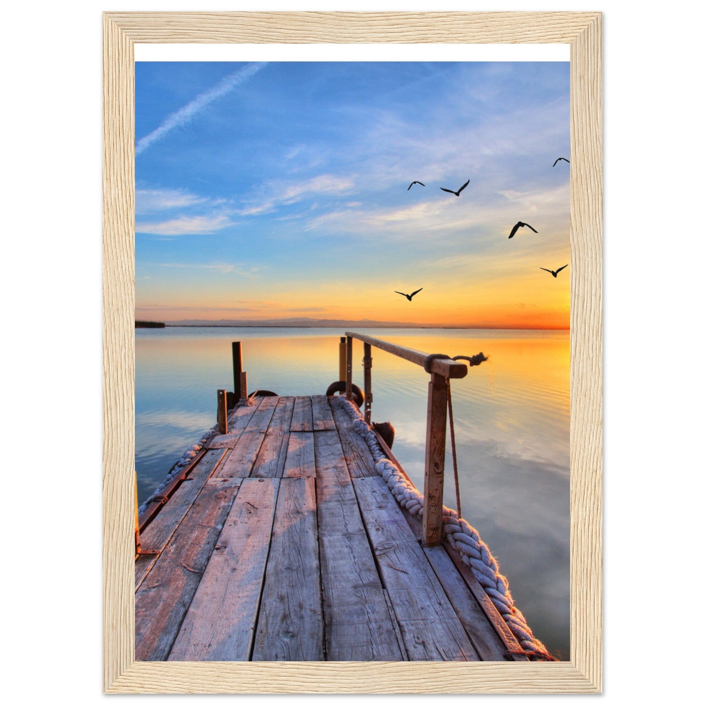 Premium Matte Paper Wooden Framed Poster