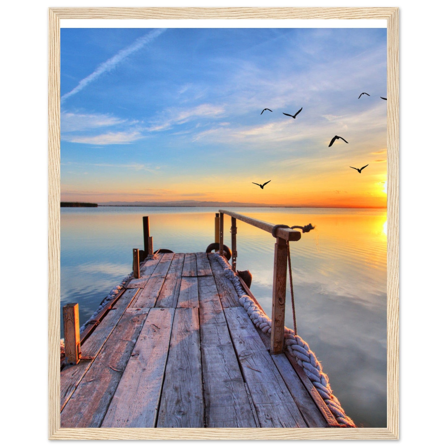 Premium Matte Paper Wooden Framed Poster