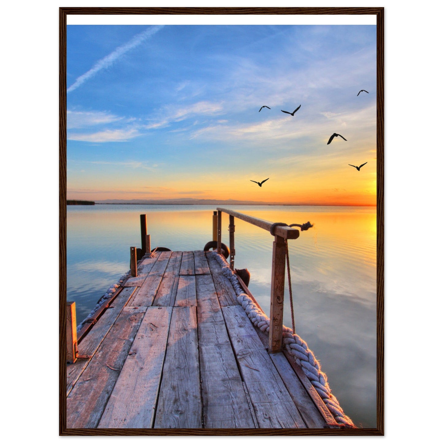 Premium Matte Paper Wooden Framed Poster