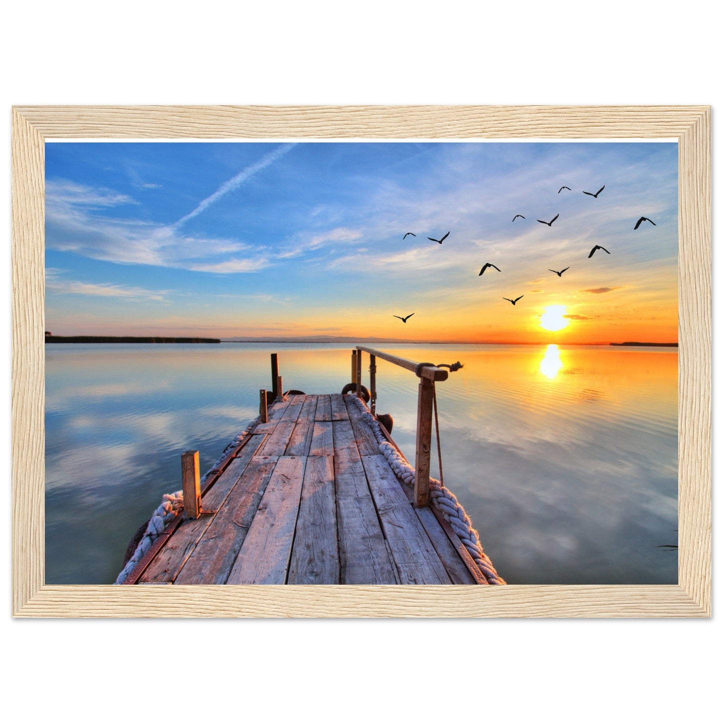 Premium Matte Paper Wooden Framed Poster