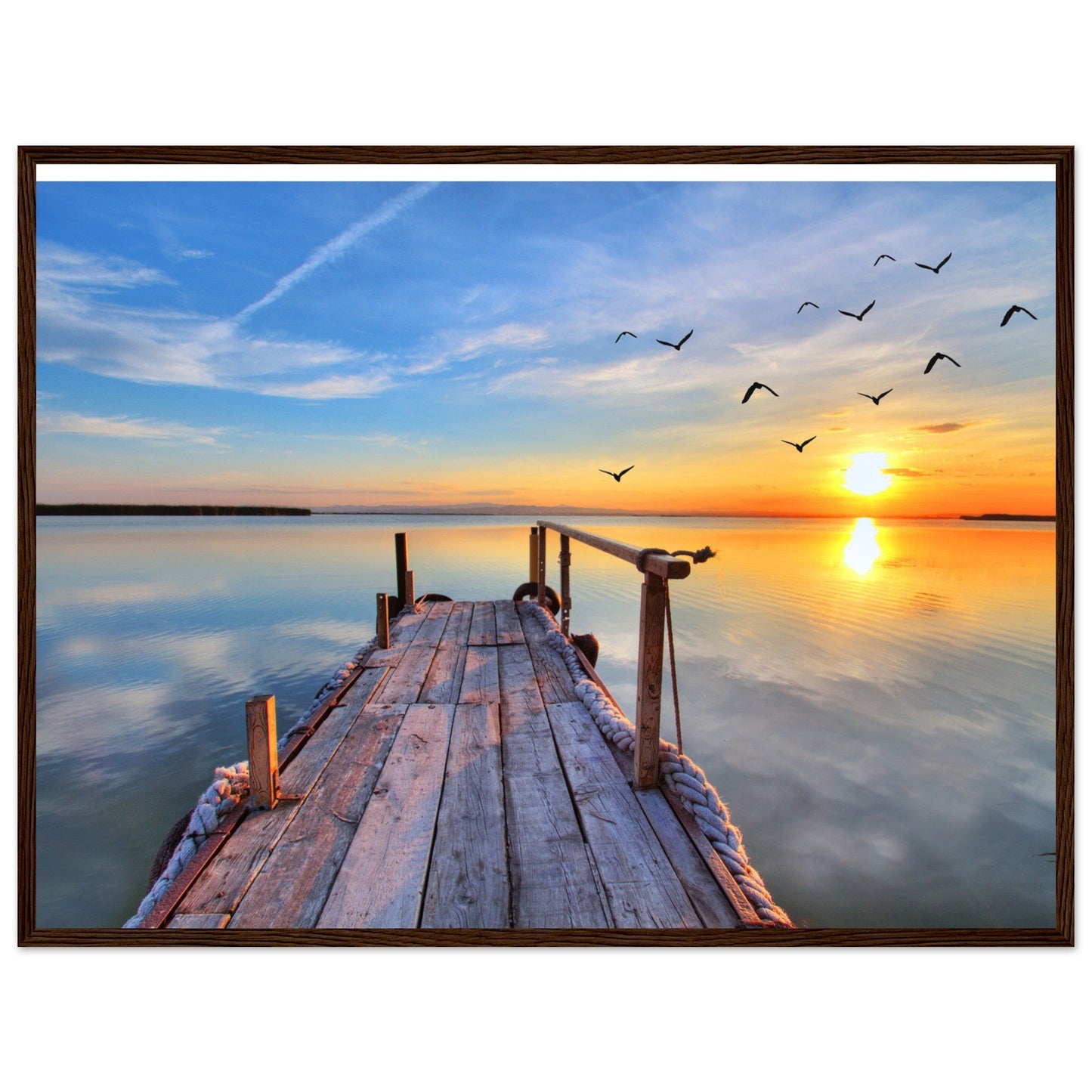 Premium Matte Paper Wooden Framed Poster