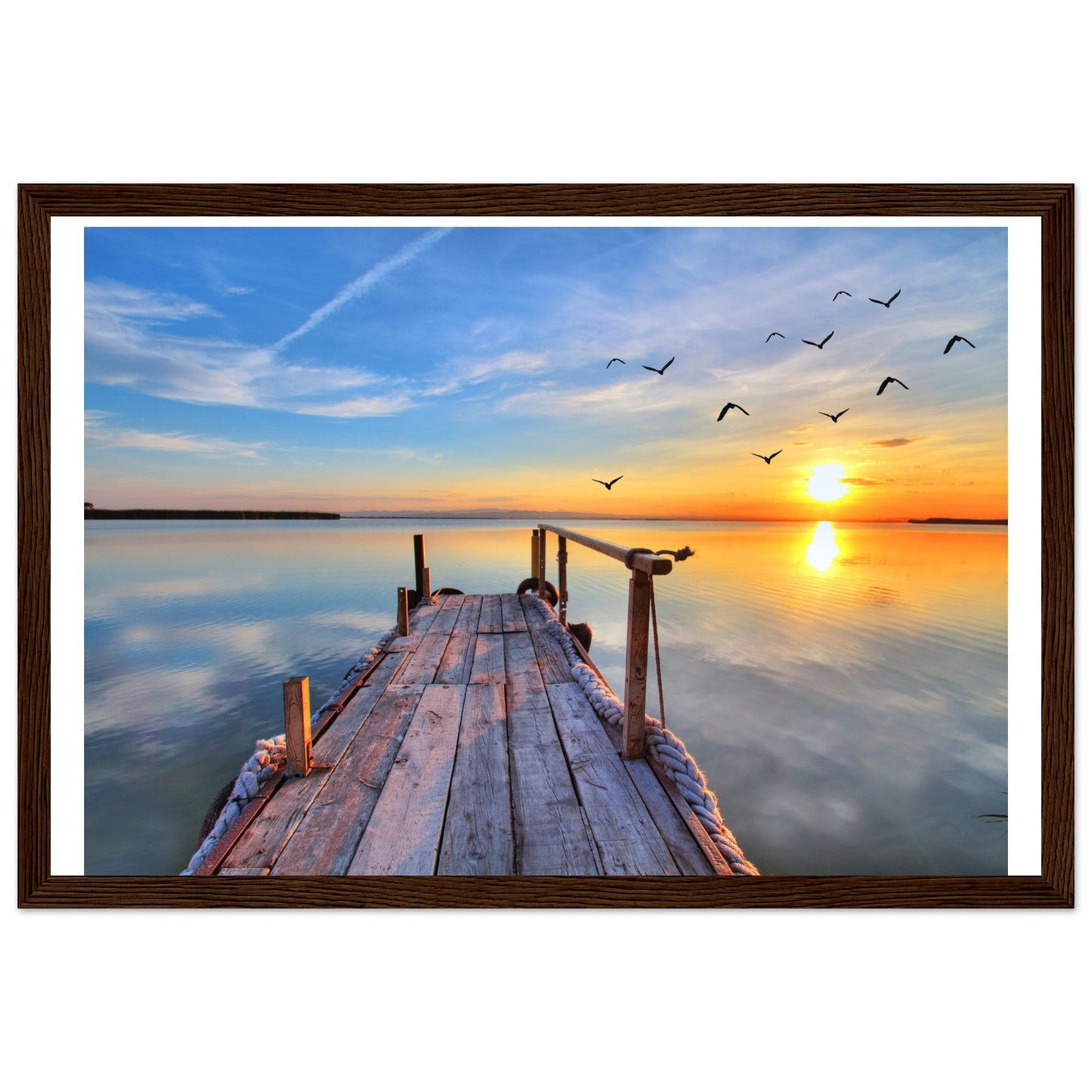 Premium Matte Paper Wooden Framed Poster