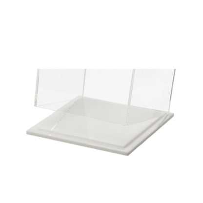 Acrylic Display Box 12H x 12W x 18L with White Base