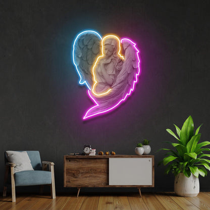 Angel Led Neon Acrylic Artwork