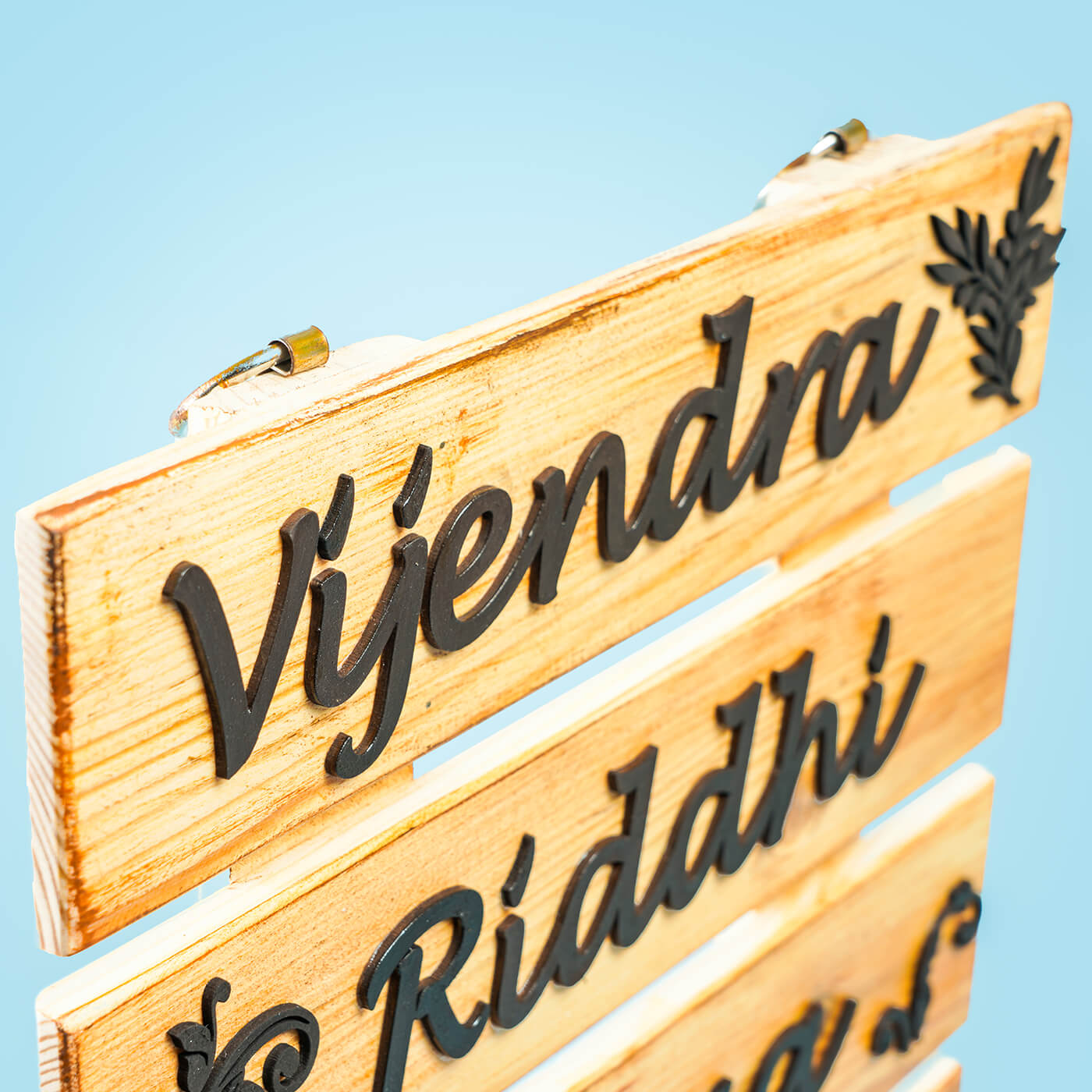 Rustic Wooden Planter Nameboard