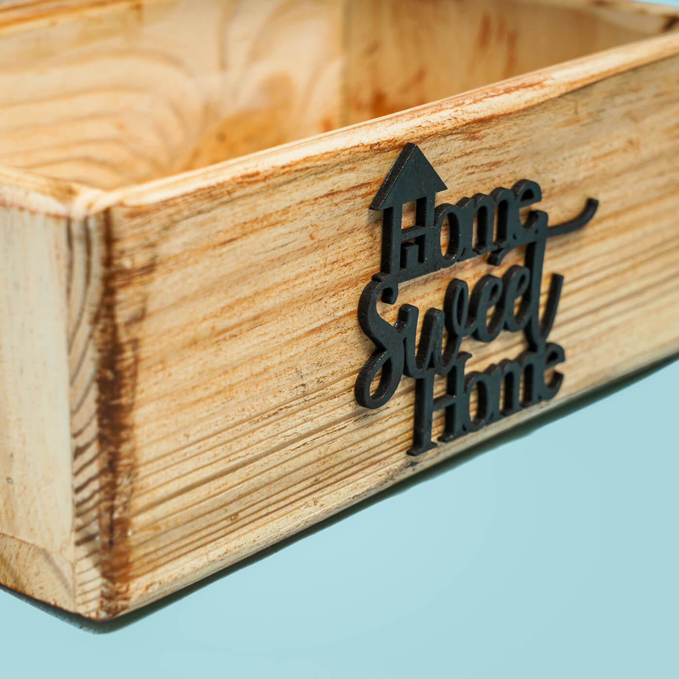 Rustic Wooden Planter Nameboard