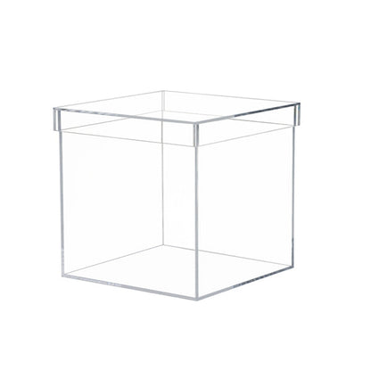 Clear Acrylic Box with Shoe Box Lid - Custom Size